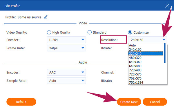 Best Converter Set Resolution