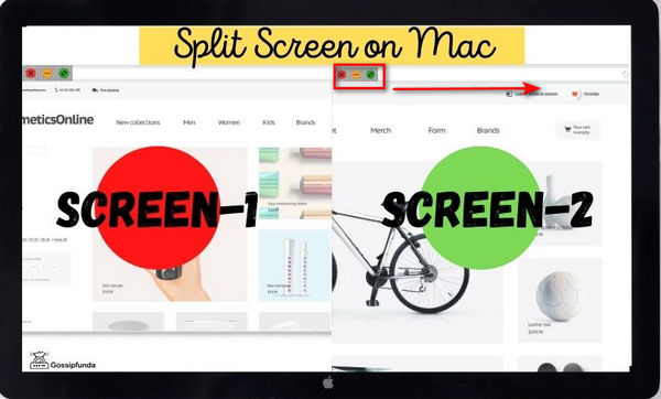 MacOS Catalina Split Screen