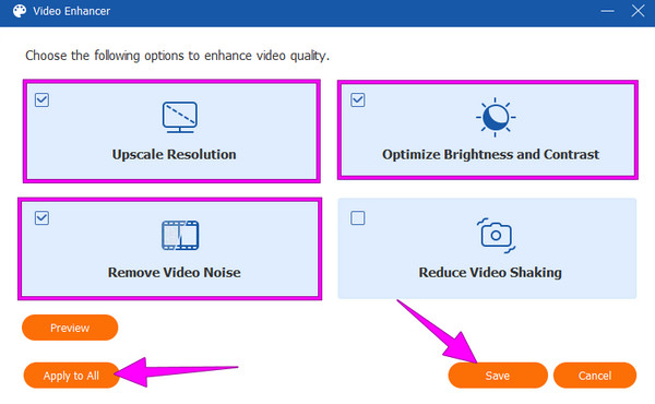 Set video per il miglioramento del desktop