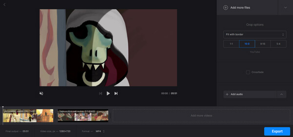 Muokkaa WebM Files Online Clideota