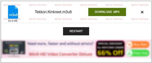Last ned M3U8 til MP4 Converter