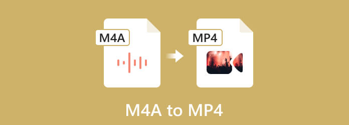 M4A para MP4