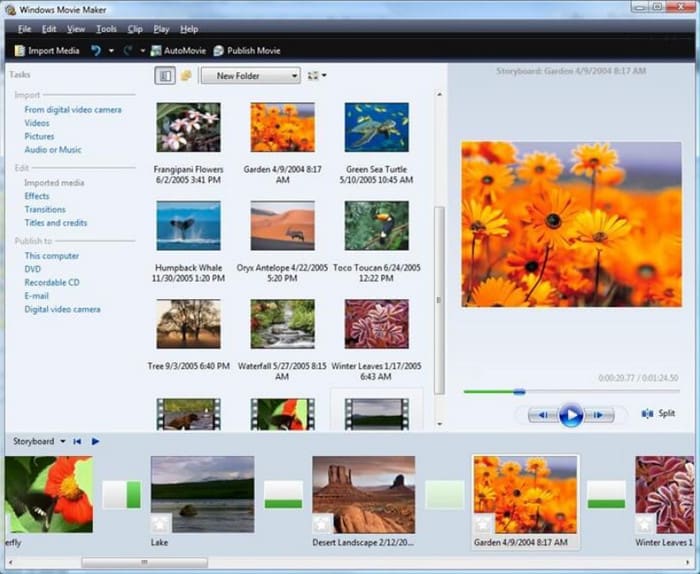 Taglierina MP4 gratuita per Windows Movie Mkaer