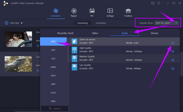 Bulk filer output