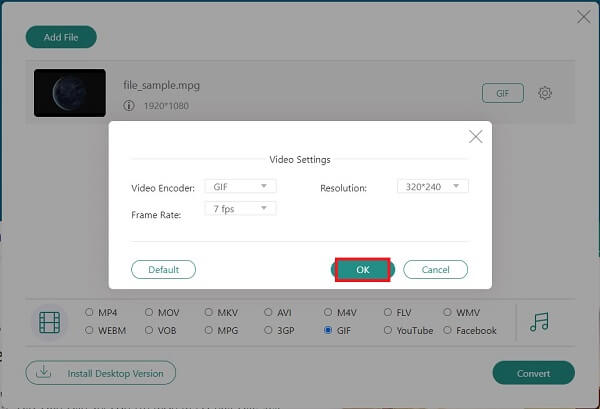 Configuración de edición gratuita