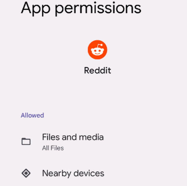 Autorisation de l'application Reddit