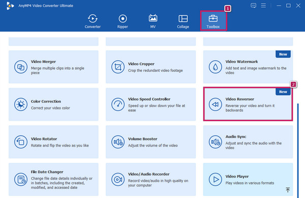 Auswahl des PC-Reverse-Tools