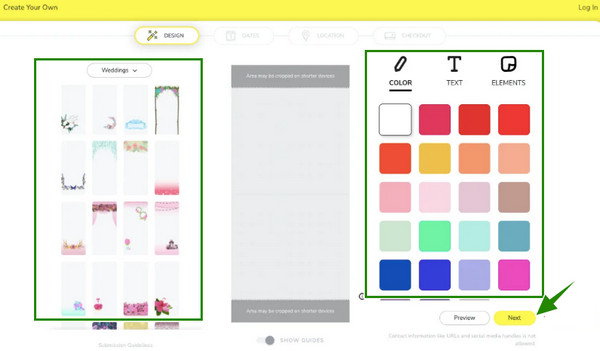 Erstellen Sie ein Filter-Snapchat-Design