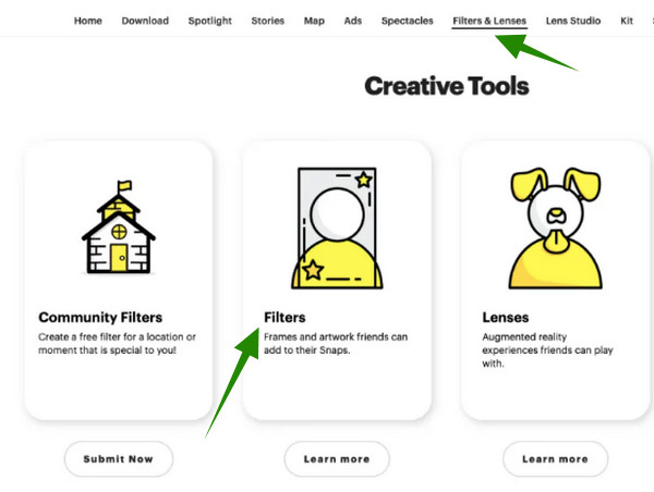Starta Filter Snapchat