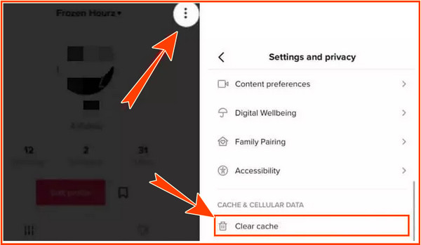 TikTok Clear Cache