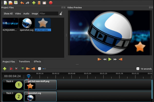 Az OpenShot Video Editor