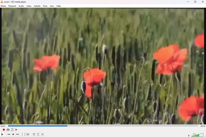 Lecteur VLC avec contrôle de vitesse