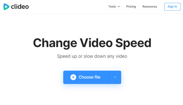 Clideo Online Speed ​​Editor