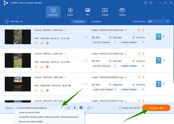 Save Export Outputs