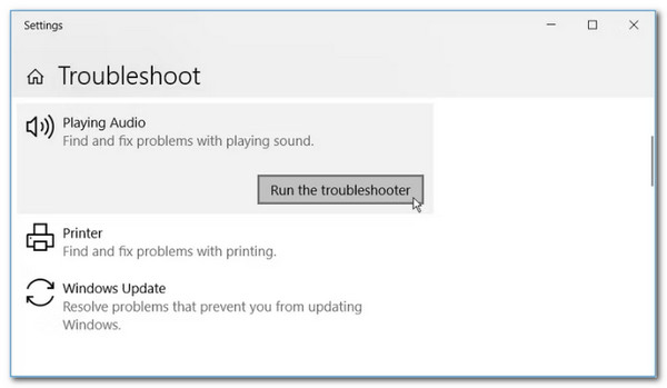 Ejecute el solucionador de problemas de Windows