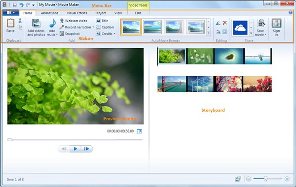 Przycinanie Windows Movie Maker