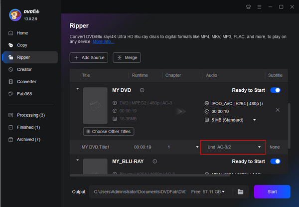 DVDfab Ripper Загрузить ISO