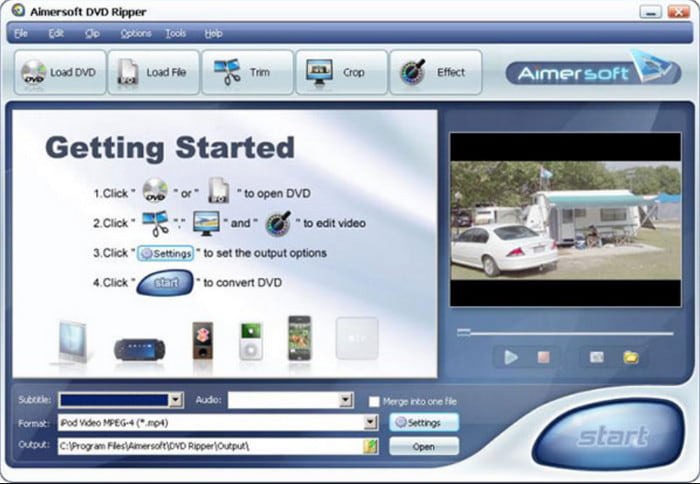 Aimersoft DVD リッパー 操作のしやすさ