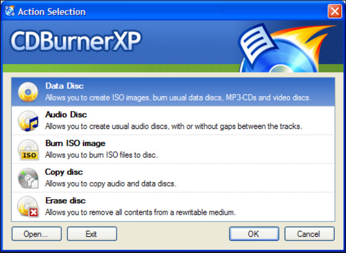Cdburnerxp 多目的 CD バーナー