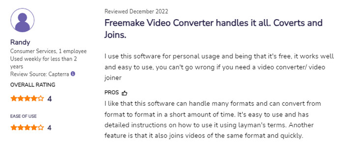 Diğer Kullanıcılardan Freemake İncelemesi1