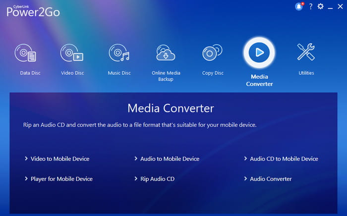 Fonctionnalité de convertisseur de média