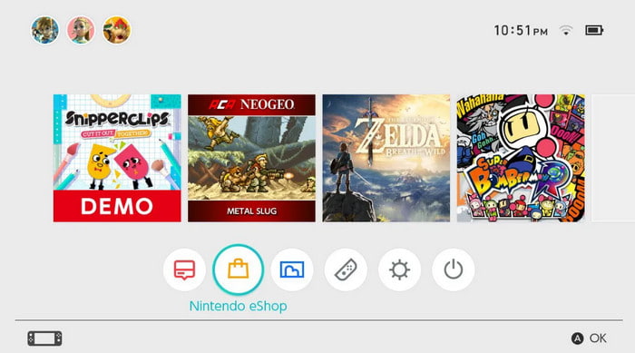 Nintendo Eshop instala la aplicación de transmisión de películas