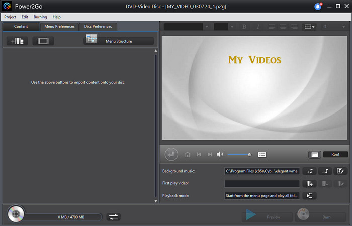 Interface utilisateur simple