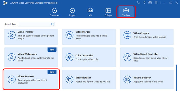 Video Reverser Toolbox Click