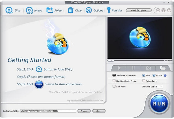Winx Dvd Ripper Snadná instalace a navigace