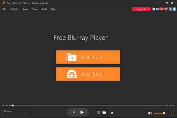 Disque ouvert du lecteur Blu Ray