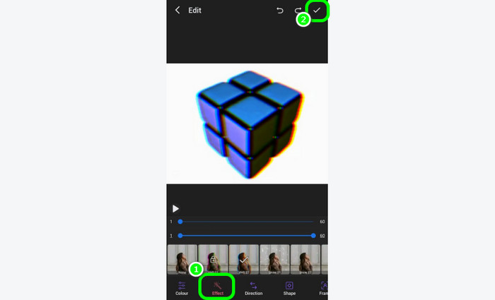 Редактор GIF-функций эффектов