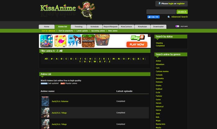 Alternatywa dla Kissanime 9anime