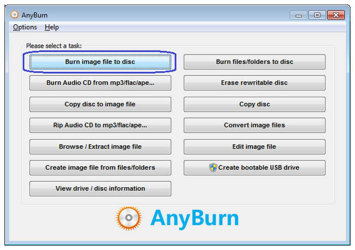 Interface Anyburn