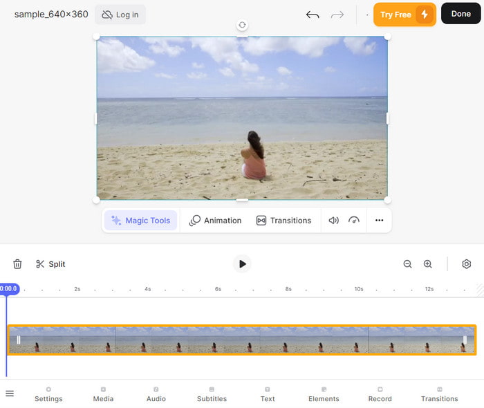 Veed Video Joiner Video bearbeiten Fertig