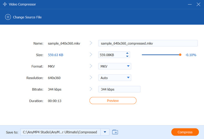 Video Converter Ultimate – Größe und Format anpassen