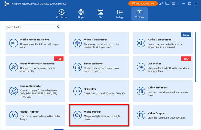 Video Converter Ultimate Video Merger Datei hinzufügen
