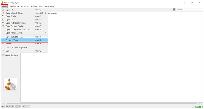 vlc Directe conversie Media converteren