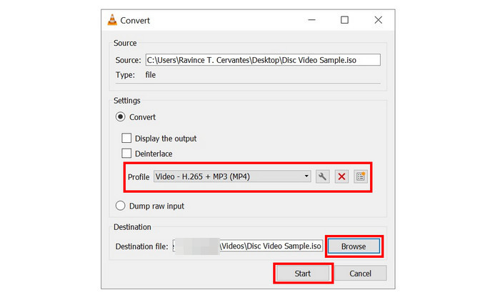 Vlc Directe Conversie Start