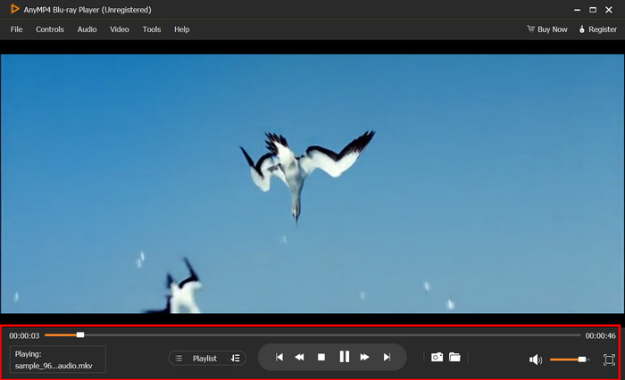 Afspeelbediening Blu Ray-speler