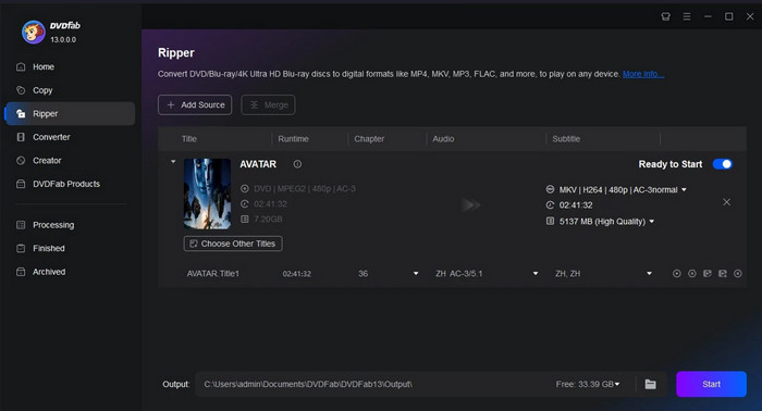 Dvdfab DVD Ripper