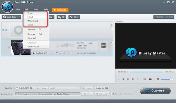 Editing Feature