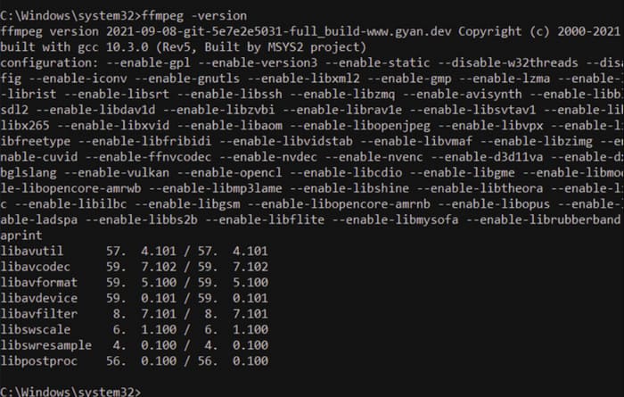 FFmpeg Software de extração de DVD grátis para Mac