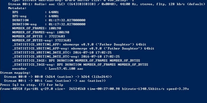 FFmpeg bemenet Mp4 fájlnév