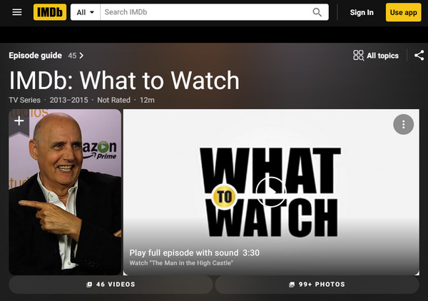 iMdb tv 無料映画サイト