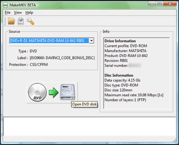 Software de extração de DVD Makemkv para Mac