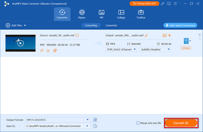 Video Converter Ultimate Mentés az összes konvertálásához