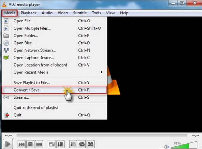 Vlc Convert Lagre Legg til fil