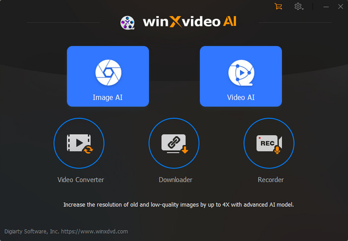 Convertitore da 4K a 1080p Winxvideo AI