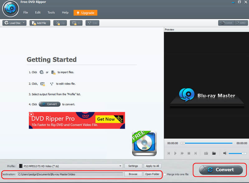 Ilmainen DVD Ripper -lähtö