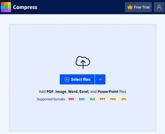 Smallpdf Online PDF-kompressor